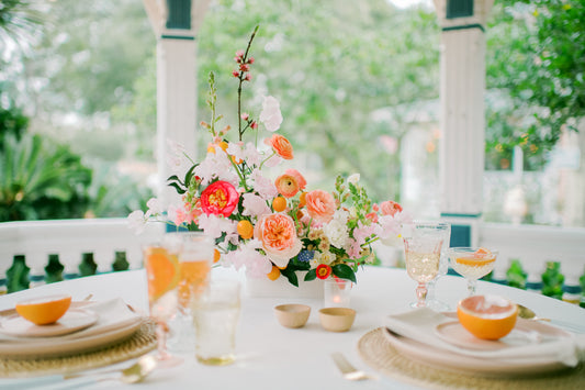 Citrus Inspired Tablescape